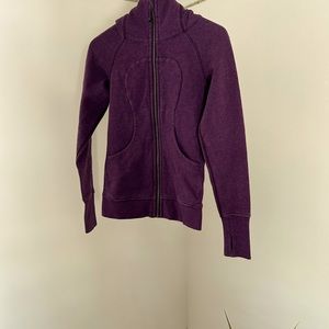 Majestic Purple lululemon scuba hoodie size 0